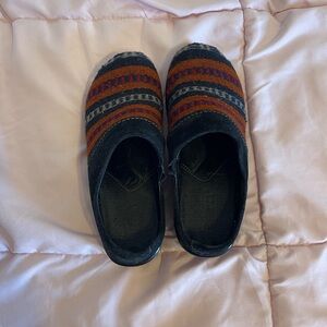 Born Multicolor Striped Mules